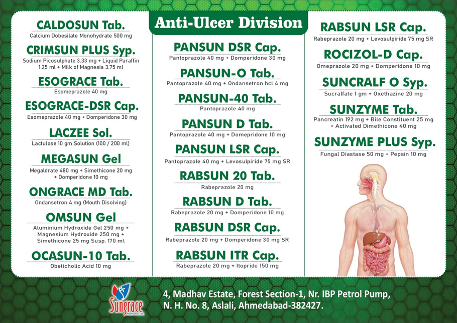  pcd pharma franchise products of Sungrace Pharma